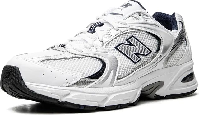 New Balance 530 White Silver Navy